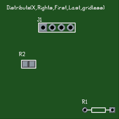 Distribute[X,Rights,First,Last,gridless]